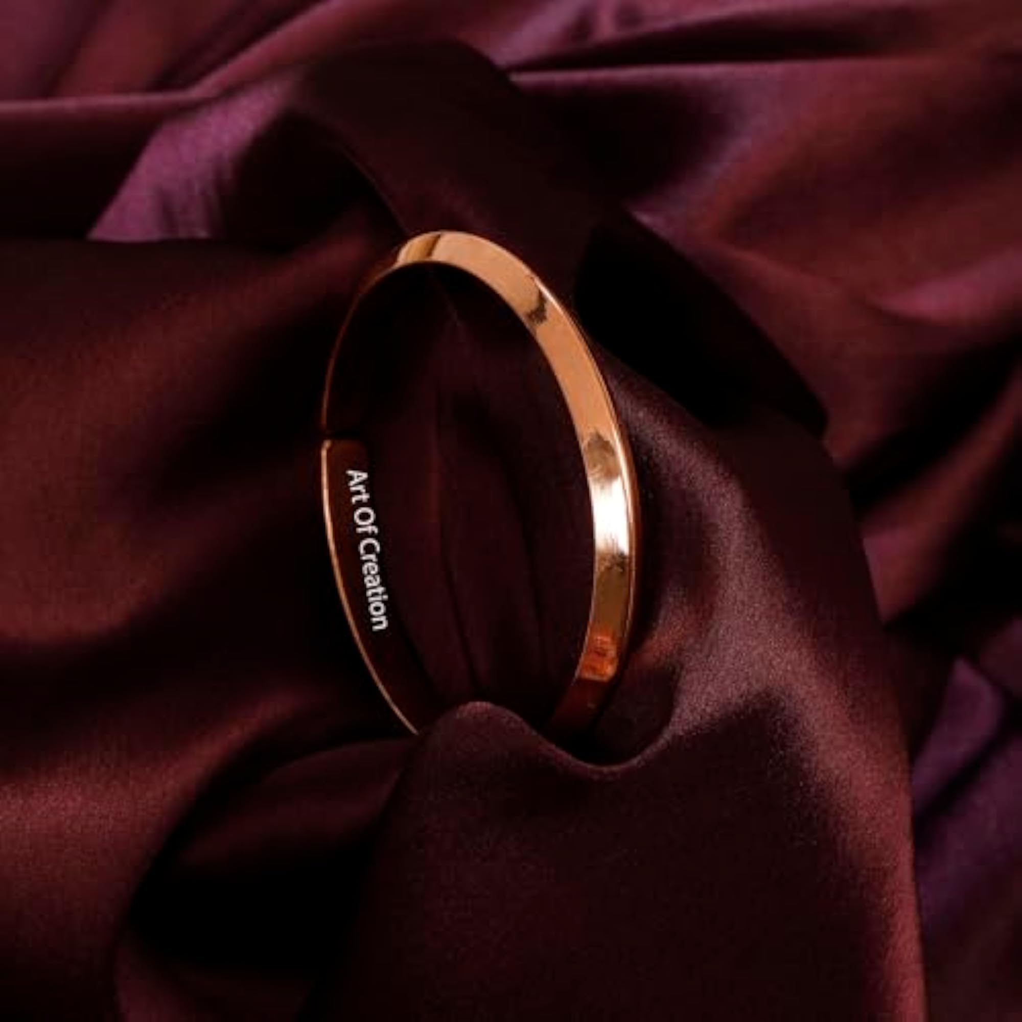 Pure Copper Adjustable Cuff Bracelet for Men